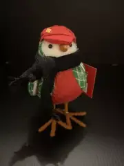 Target Wondershop 2018 Featherly Friends MAUS Christmas Fabric Bird W/ Backpack