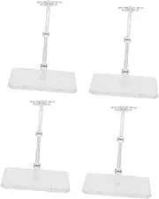 GARIOUANS 4pcs Adjustable Action Figure Stands Sturdy Support for Doll Model Display Holder for Organizing and Showcasing Figures Shops