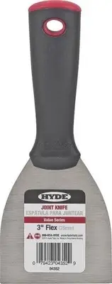 NEW HYDE TOOLS 04352 QUALITY 3" INCH FLEXIBLE PUTTY KNIFE 6562615