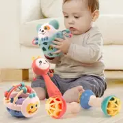 Silicone Teether Rattle & Sensory Baby Toys for 0-12 Months Developmental Toy