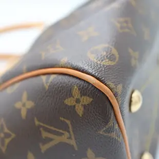 LOUIS VUITTON LV 路易威登 #450 原花抓皺肩背包 Tivoli PM M40143 二手