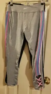 Reebok Activewear pants Girls Size L ( 12) 2 pcs set ~ NWT ~