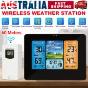 Digital LCD Indoor&Outdoor Weather Station Clock Wireless Calendar Thermometer