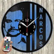 LED Vinyl Clock Narcos LED Light Vinyl Record Wall Clock LED Wall Clock 4729