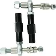 Adjustable Power Bump Steer Kit for Ford Mustang Extreme Bumpsteer Kit 1979-1993, for GT V8 V6 Mustang Steeda Roush & Saleen Vehicles 1979-1993 Power Rack Front Bumpsteer Tie Rod End Kits