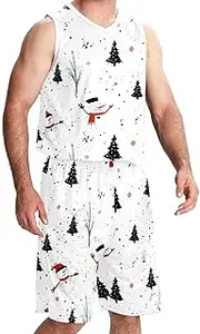 [KQNZT] Basketball Jersey and Shorts, Personalized Jersey, Mens Basketball Jerseys, Snowman Christmas
