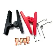 1Pair Alligator Clips Probe Crocodile Clip Clamps Connector 100A Electrical Tool