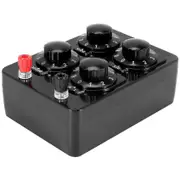 0-9999 Ohm Simple Resistance Box Precision Variable Decade Resistor Teaching Instrument black
