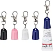 4 PSC Keychain Cap Compatible with Aquaphor 0.35 oz Lip Balm, Portable Holder Keychain Cap fit For Aquaphor Lip Repair Tubes (Colorful)