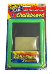 Scribble Slate With Chalk & Eraser Chalkboard