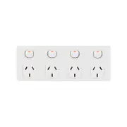 DETA Four Outlet Power Point - White