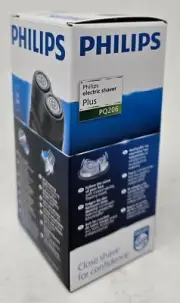 Philips Electric Men Shaver 2-Head Close Cut Cordless AA Battery Powered Travel