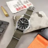 在飛比找momo購物網優惠-【SEIKO 精工】5 Sports 軍風鋼錶 SK038 