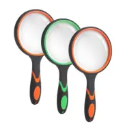 Handheld Magnifying Glass 10X Reading Magnifier for Kids Seniors 75mm Glass