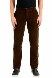 Dolce & Gabbana Men's Brown Corduroy Casual Pants Size 28 30 36