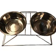 [Elite Pet Products] 2 Bowls Pet Feeder with High Stand 1.75L