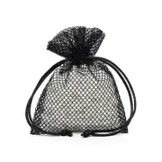 Mesh Bags | Black Cross Mesh Bags - 3in. X 4in. - 12 Pieces/Pkg. (pm0921120)