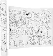 FOYTOKI Boys and Girls Drawing Paper Roll Pack Coloring Poster Roll for Boy Girl Easy to Paint Great for School Projects