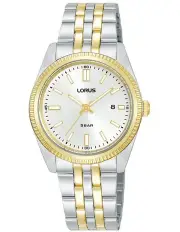 [Lorus] Dress Stainless Steel Watch in Silver & Gold