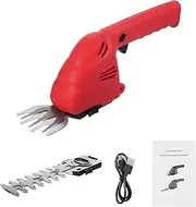 xinyee Lithium Cordless Hedge Trimmer Handheld Dual-Purpose Hedge Trimmer Bush Trimmer Electric Hedge Trimmer for Pruning Built in 2.0Ah Battery and Type-C Charging Cable Grass Trimmer for Shrub Bra