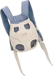Dog and Cat Backpack, Dog Carrier Backpack, Front-Facing Legs Out Pet Travel Bag, Adjustable Breathable Chest Carrier with Tail Hole, Ideal for Small-Medium Pets