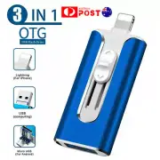 2TB Portable OTG Flash Drive Photo Stick IOS USB 3.0 Memory For IPhone iPad PC