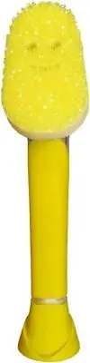 Scrub Daddy Dish Wand Scrubbing Brush with Handle, Soap Dispensing Dish Brushes,