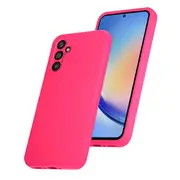 ZUSLAB Galaxy A35 Case Nano Silicone Shockproof Gel Rubber Bumper Protective Cover for Samsung (2024) - Rose Red