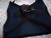Step-In DK blue Blk Mesh HARNESS Dog LONDON FOG XS S M L XL New