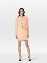 Tweed Blazer & Mini Skirt Set