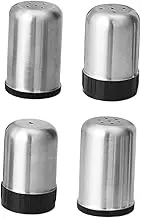 4 Pack Stainless Steel Spice Jars Condiment Containers Seasoning Storage Bottles Pepper Pots