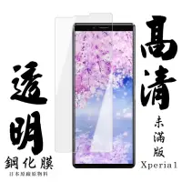 在飛比找momo購物網優惠-SONY Xperia 1 日本玻璃保護貼AGC透明防刮鋼化