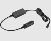 LENOVO 65W USB-C DC Travel Adapter Laptop Car Charger 1.8m Cable 140g Lightweight for Lenovo ThinkPad ThinkBook Notebook Tablet Mobile USB-C Devices 40AK0065WW
