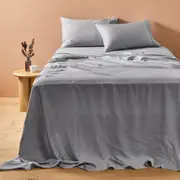 MyHouse Lyocell Sheet Set - Grey - Single