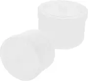 Multipurpose Plastic Nail Art Tools Cleaner Box Filter Mesh Nail Tool Sterilizer Case for Nail Clippers Tweezers White