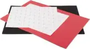 LOT 2 Tool Box Foam Drawer Liner Organizer 26.25"x 39", 1/2” Black & 1/4” Red