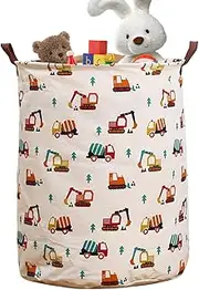 Baby Laundry Basket, Child-Friendly Clothes Organizer Basket, Waterproof and Colorful Design Storage for Nursery Room and Bedroom Toddler Children