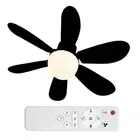 Ceiling Fan LED Light E27 30W 15.75 Inch Quiet Ceiling Fan Lamp Socket Fan Light