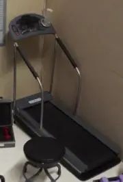 Dollhouse miniature handcrafted 1/12th scale treadmill toy NOT real