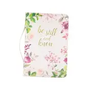 Eccolo Small Bible Cover Case for Men and Women, Floral Print Faux Fall Floral