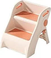 Kids Stepping Tool | Foldable 2 Step Kitchen Counter for Kitchen Stool | Solid Non-Slip Ladder Lightweight Tool for Kitchen Countertop Bathroom Sink