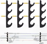 Horizontal Fishing Rod Storage, Rack Holder, Wall Mount, Organizer, Accessories
