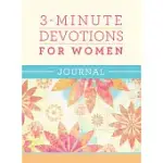 3-MINUTE DEVOTIONS FOR WOMEN JOURNAL