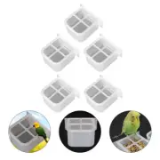 5 PCS Bird Drinker Feeder Sprinkler Proof Bird Cup Poultry Drinking Cup