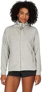 [REGATTA] Womens/Ladies Jessalyn Velour Full Zip Fleece Jacket (UK Size: 16 UK) (Paloma Grey Marl)