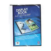 [GNS] Insert A3 Display Book Cover 20pcs (Black)