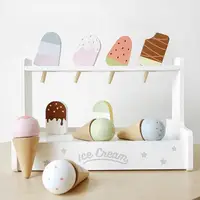 在飛比找momo購物網優惠-【NUNUKIDS】木製玩具-冰淇淋雪糕組(木製玩具 家家酒