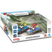 Carrera Pull & Speed Mario Kart Twin Pack Mach 8 Vehicle Toy Mario & Luigi 3y+