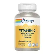 Vitamin C 1,000 mg 100 Tabs By Solaray
