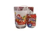 Vintage 2001 Coca Cola McDonald's Boxed Promo Set Glass Soda Can Christmas 180-A
